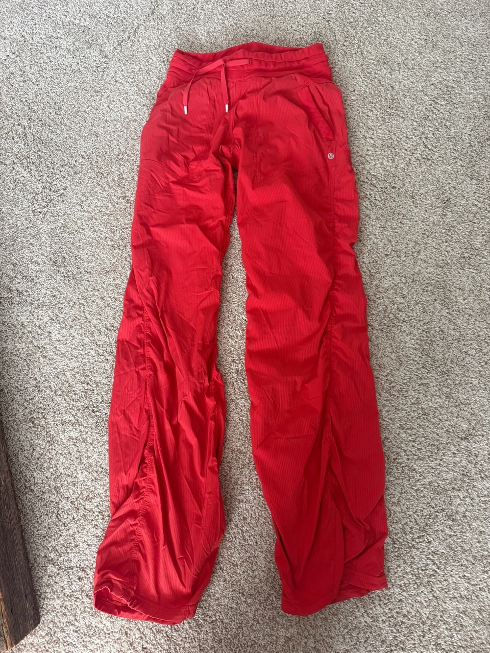 lululemon athletica Red Straight Leg Pants